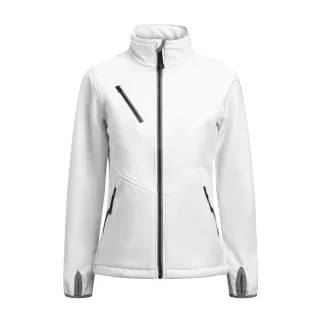 1203 Naisten 3-kerroksinen Softshell-takki Valkoinen