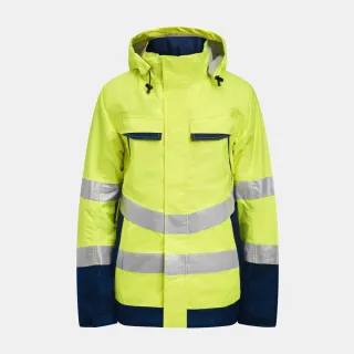 1283 Vedenpitävä Kuoritakki Hi-vis Keltainen / Mariini