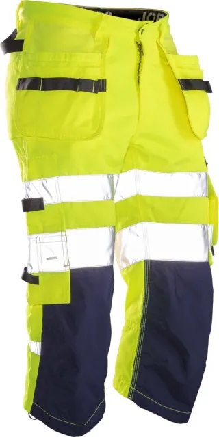 2217 Piraattihousut Hi-vis Keltainen / Mariini