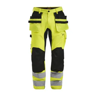 2240 Riipputaskuhousut Stretch Hi-vis Keltainen / Musta
