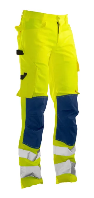 2378 Reisitaskuhousut Hi-vis Keltainen / Mariini