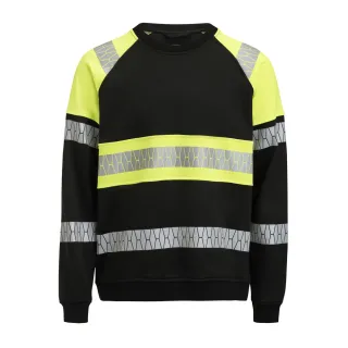 5224 Collegepaita Hi-vis Musta / Keltainen