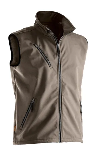 7502 3-kerroksinen Softshell-liivi Khaki