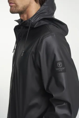 Apelviken Rain Coat Men Musta