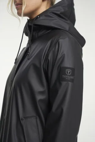 Apelviken Rain Coat Women Musta
