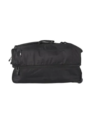 Black Line Travelbag With Wheels Musta