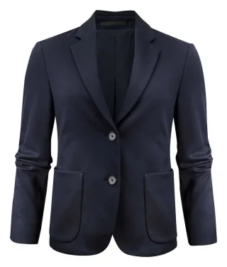 Casual Blazer Woman Tummansininen
