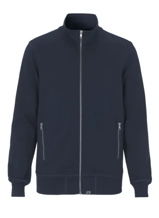 Cottover F. Terry Fz Collar Tummansininen
