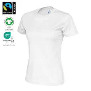 Cottover T-paita Lady Valkoinen