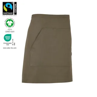 Cottover Waist Apron Short Oliivinvihreä