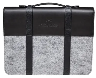 Document Folder Musta / Harmaa