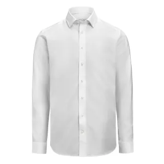 Gb02 Twill Stretch Slim Fit Valkoinen