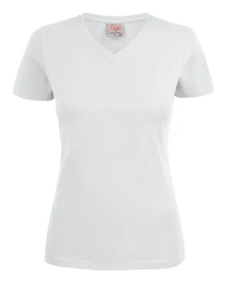 Heavy V-neck Lady Valkoinen