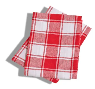 Keittiöpyyhe, 2 Kpl Punainen