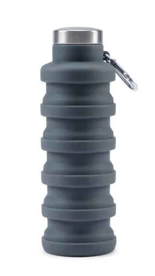 Kokoonmenevä Vesipullo Tummanharmaa