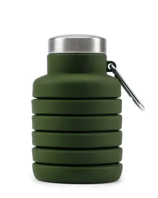Kokoonmenevä Vesipullo Tummanvihreä