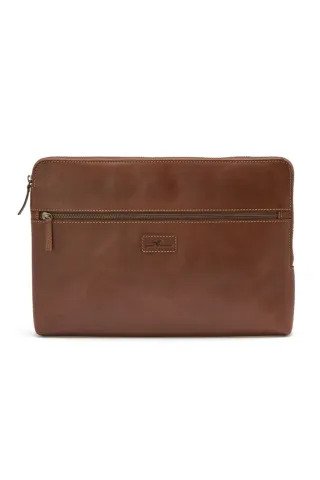 Leather Line Computer Case Konjakki