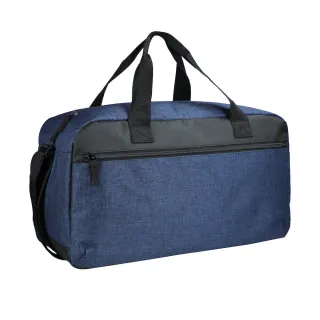 Melange Travelbag Meleerattu Tummansininen