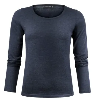 Merino U Woman Tummansininen