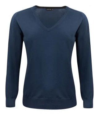 Merino V Woman Tummansininen