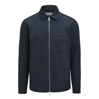 Modern Zip Overshirt Navu