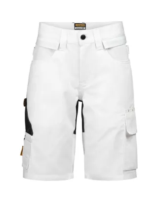 Naisten Craftman Semistretch -shortsit Valkoinen / Musta