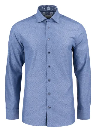 Pb144 Brushed Jacquard Slim Indigonsininen