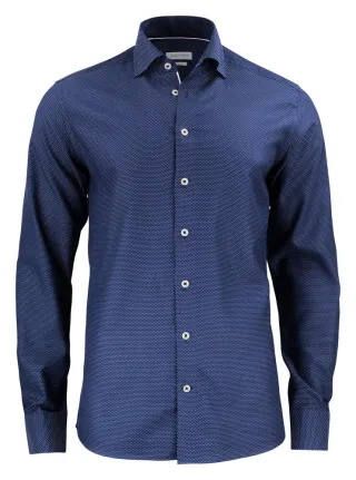 Pb49 Jacquard Slim Tummansininen/valkoinen