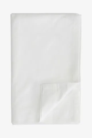 Percale Aluslakana Valkoinen