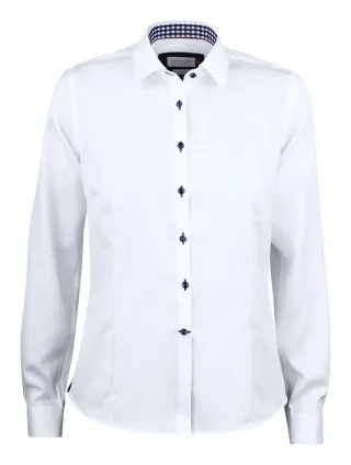 Rb20 Twill Woman Valkoinen / Tummansininen