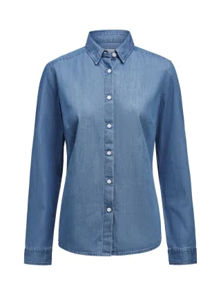 Sayville Shirt Woman Vaalea Denim