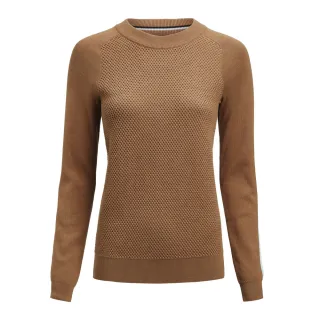 Scarsdale Sweater Women Pähkinänruskea