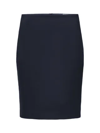 Signature Suit Skirt Tummansininen