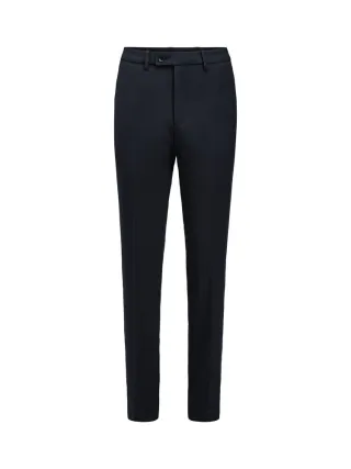 Signature Suit Trouser Woman Tummansininen