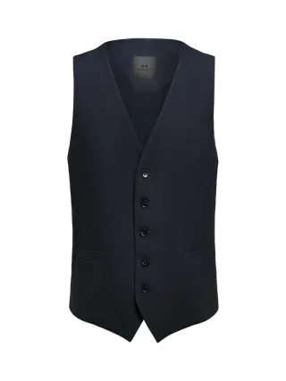 Signature Suit Vest Tummansininen