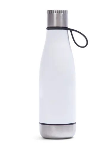 Teräsjuomapullo Valkoinen