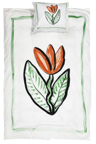 Tulip Satiinipussilakanasetti Valkoinen