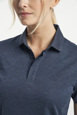 Txlite Melange Polo Women Tumma Laivastonsininen