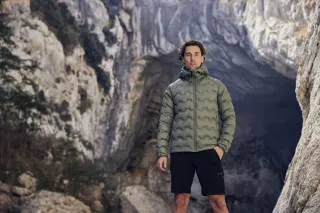 Txlite Shibui Down Jacket Men Harmaanvihreä