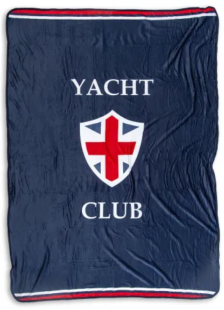 Yacht -peite Tummansininen