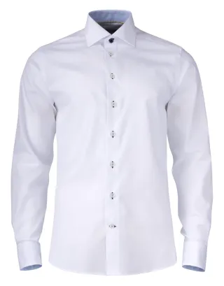 Yb51 Twill Slim Valkoinen / Vaaleansininen