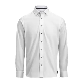 Yellow Bow 56 Shirt Slim Fit Men Valkoinen / Tummansininen