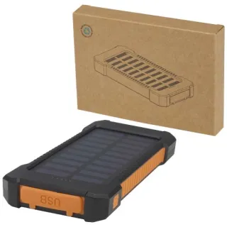 Altair 5 000 Mah:n Ja 10 W:n Kierrätysmuovista Valmistettu Kestävä Aurinkoenergialla Toimiva Varavirtalähde, Jossa On Sisäänrakennettu Taskulamppu