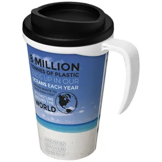 Brite-americano® Grande 350 Ml Eristetty Muki Valkoinen / Musta
