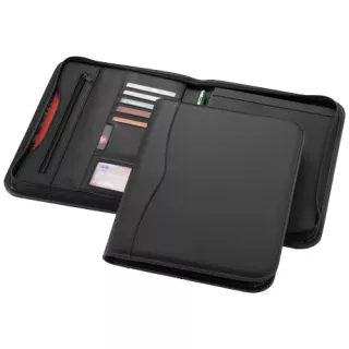 Ebony-kansio, Koko A4, Vetoketjullinen Musta