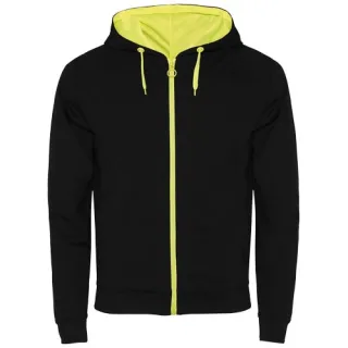 Fuji Unisex-verryttelytakki Musta / Fluor Yellow