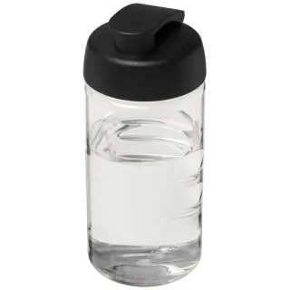 H2o Active® Bop 500 Ml Läppäkantinen Urheilujuomapullo Läpinäkyvä / Musta