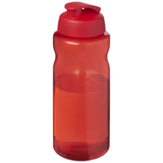 H2o Active® Eco Big Base 1 Litran Urheilujuomapullo Flip Lid -kannella Punainen / Punainen
