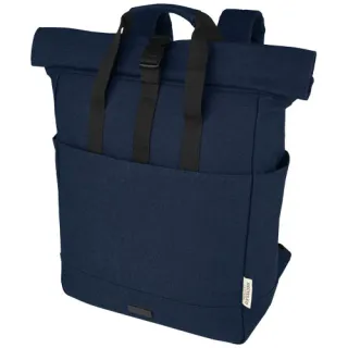 Joey 15” Grs-kierrätetystä Kankaasta Valmistettu Rullattava Reppu Kannettavalle Tietokoneelle 15 L