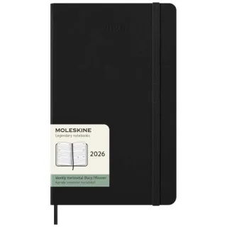 Moleskine Kovakantinen Vaakasuuntainen L-viikkokalenteri 12 Kuukaudelle